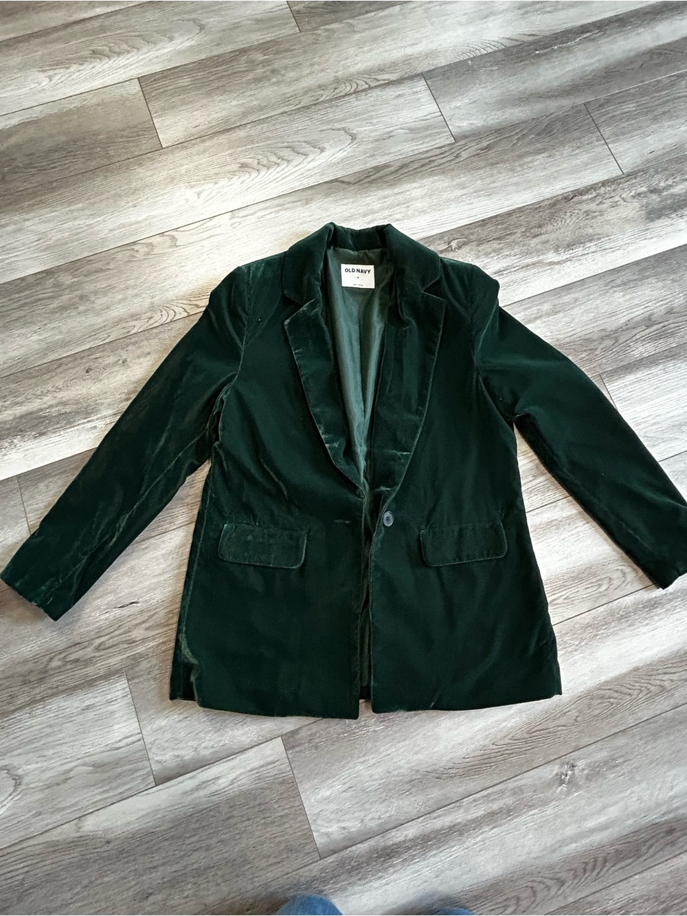 Old Navy Velvet Blazer, NWOT